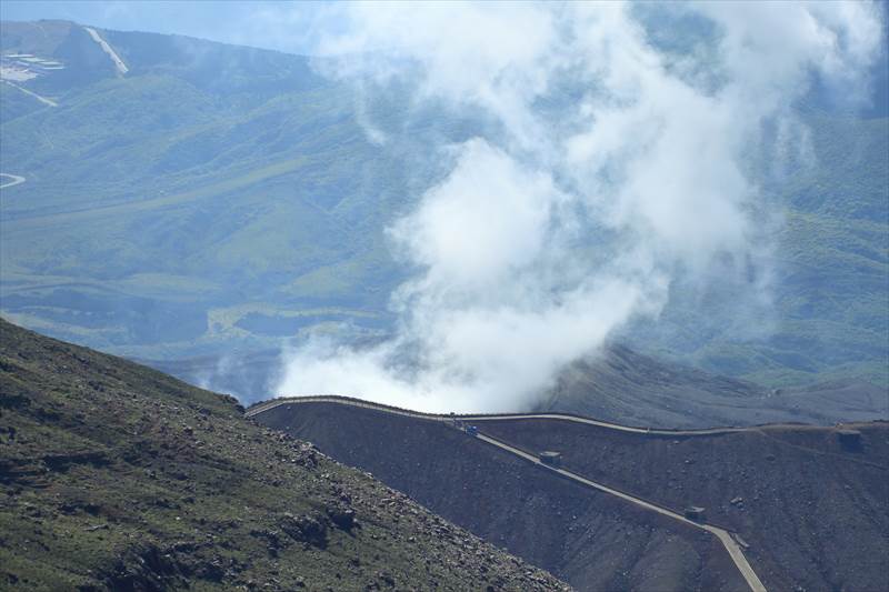 阿蘇山の景色