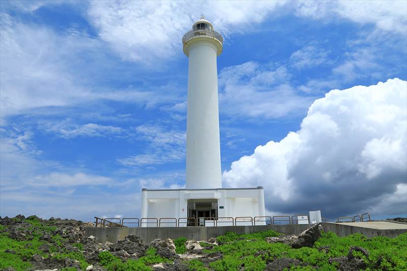 残波岬公園の灯台